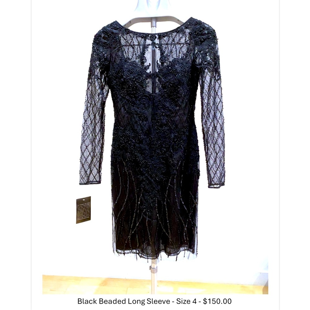 Adriana da Silva black dress.